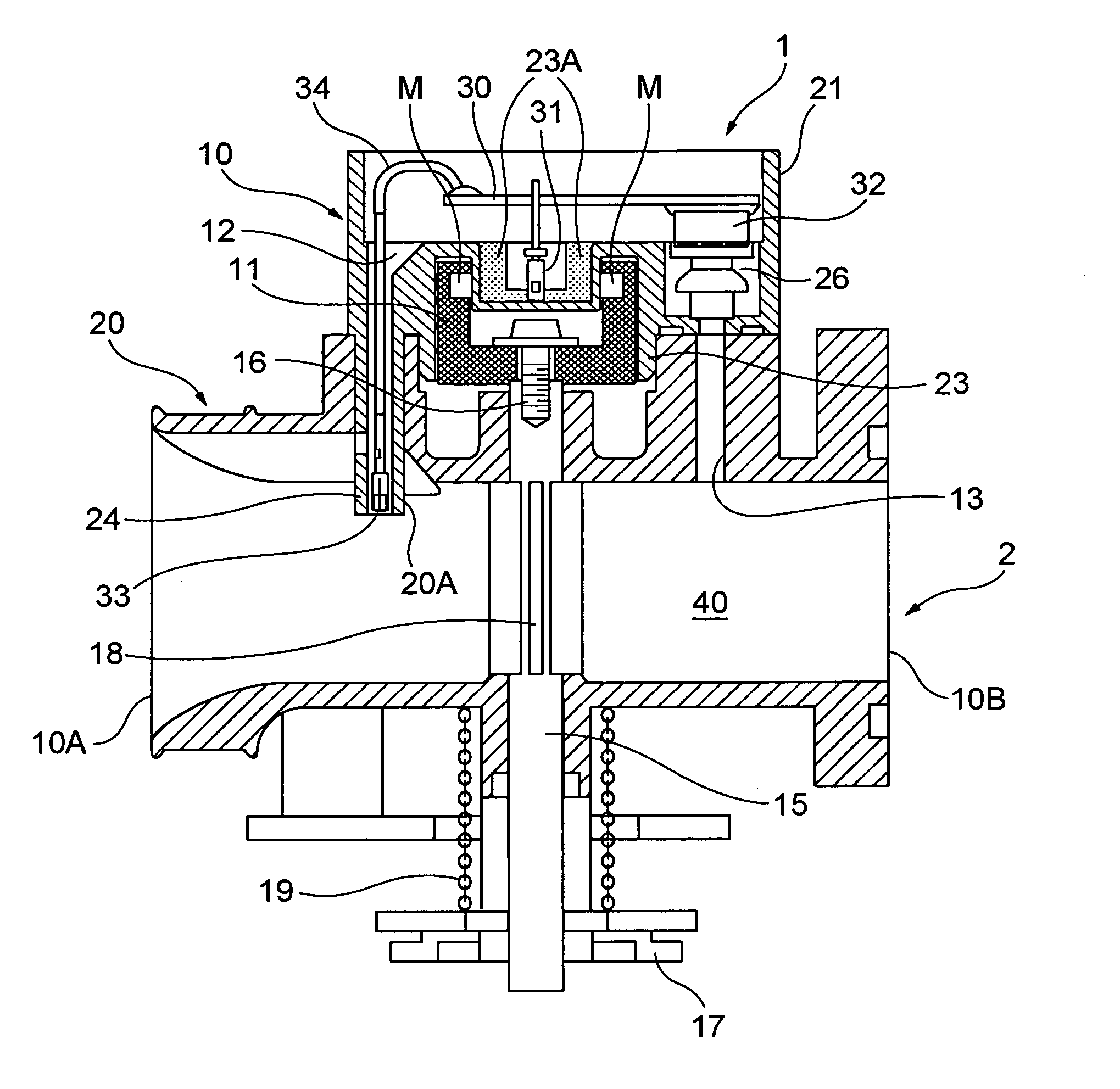 Sensor module unit and throttle device with the same