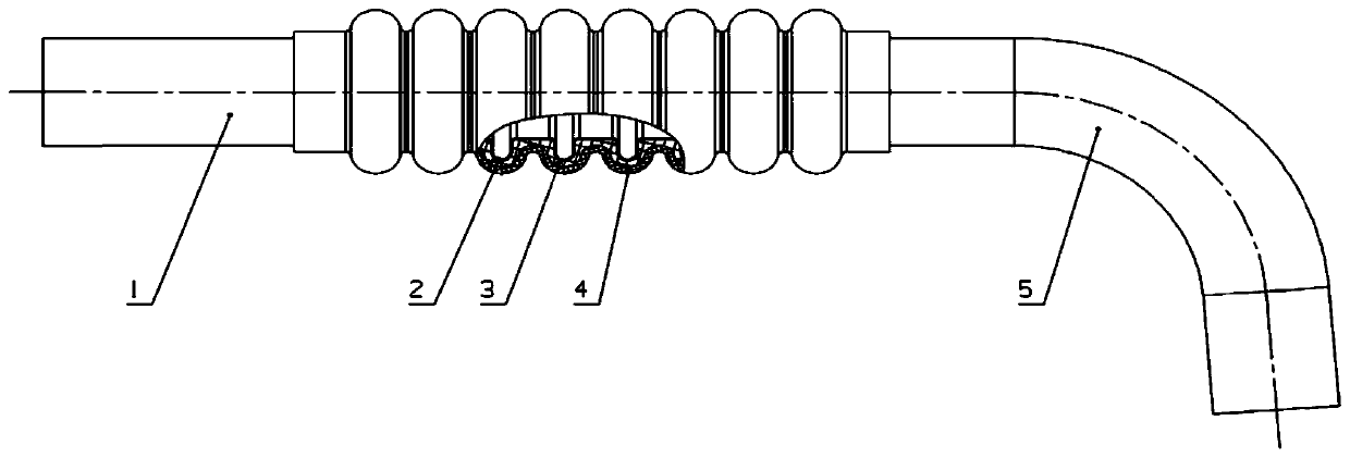 Complex structure corrugated pipe