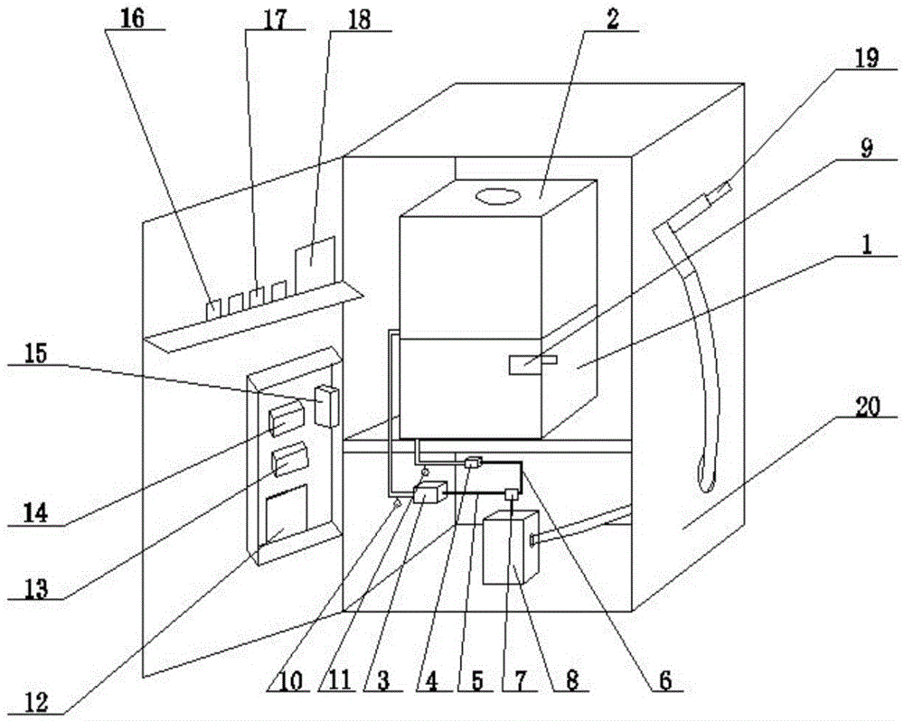 Self-service car washing machine and foam system thereof