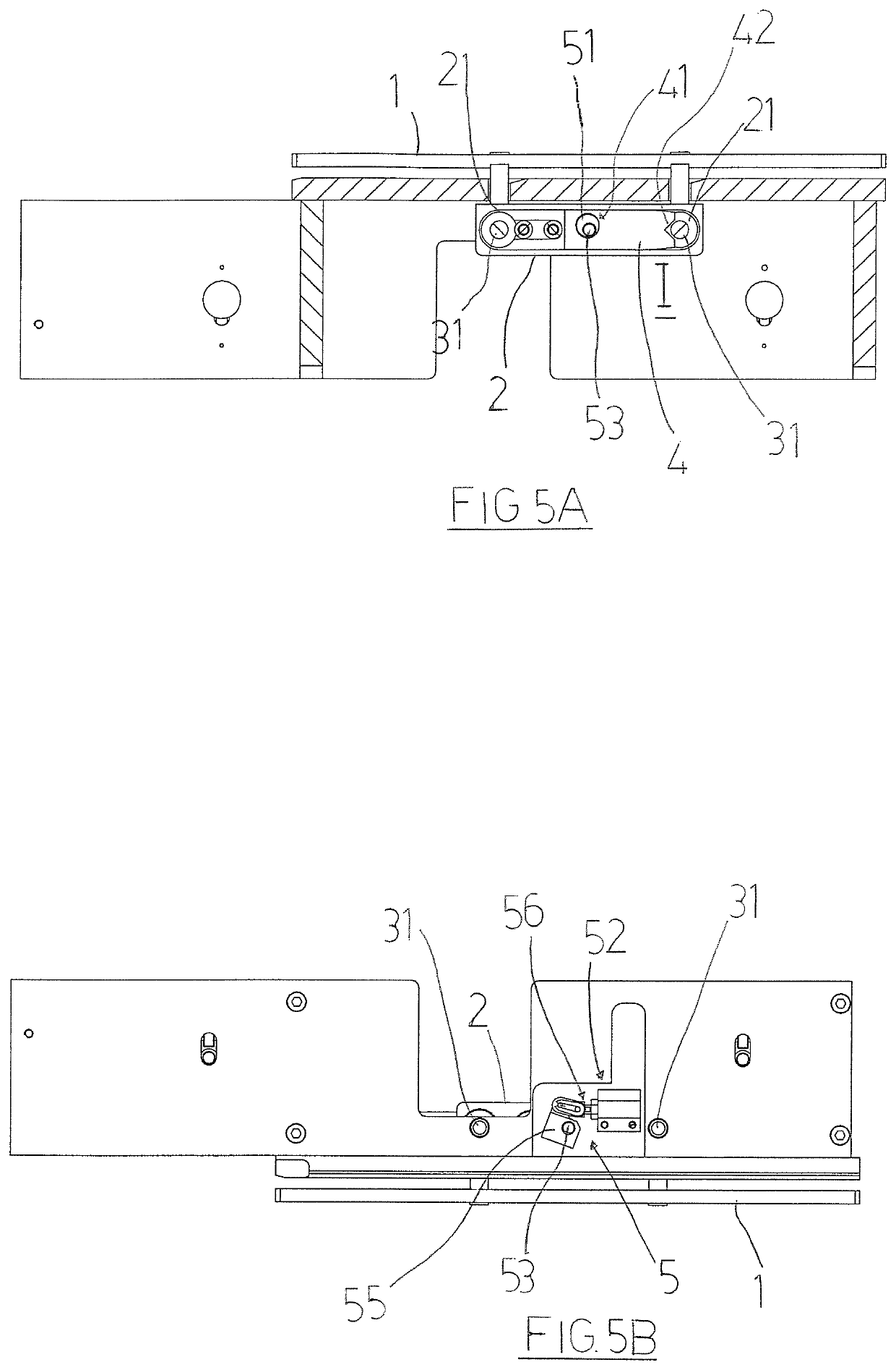 Stabilising device for stabilising articles during raising and grouping of the articles