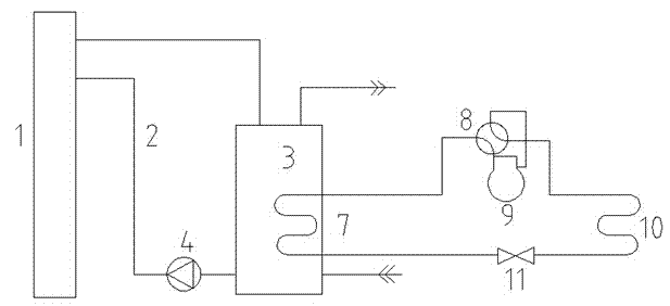 Combined heating and cooling solar-assisted heat pump system