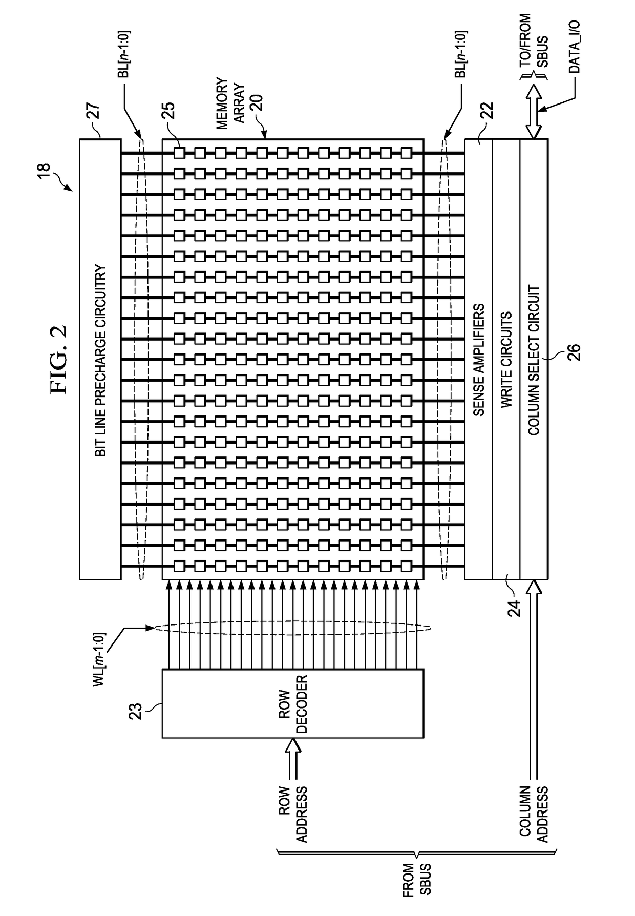 Array-based integrated circuit with reduced proximity effects