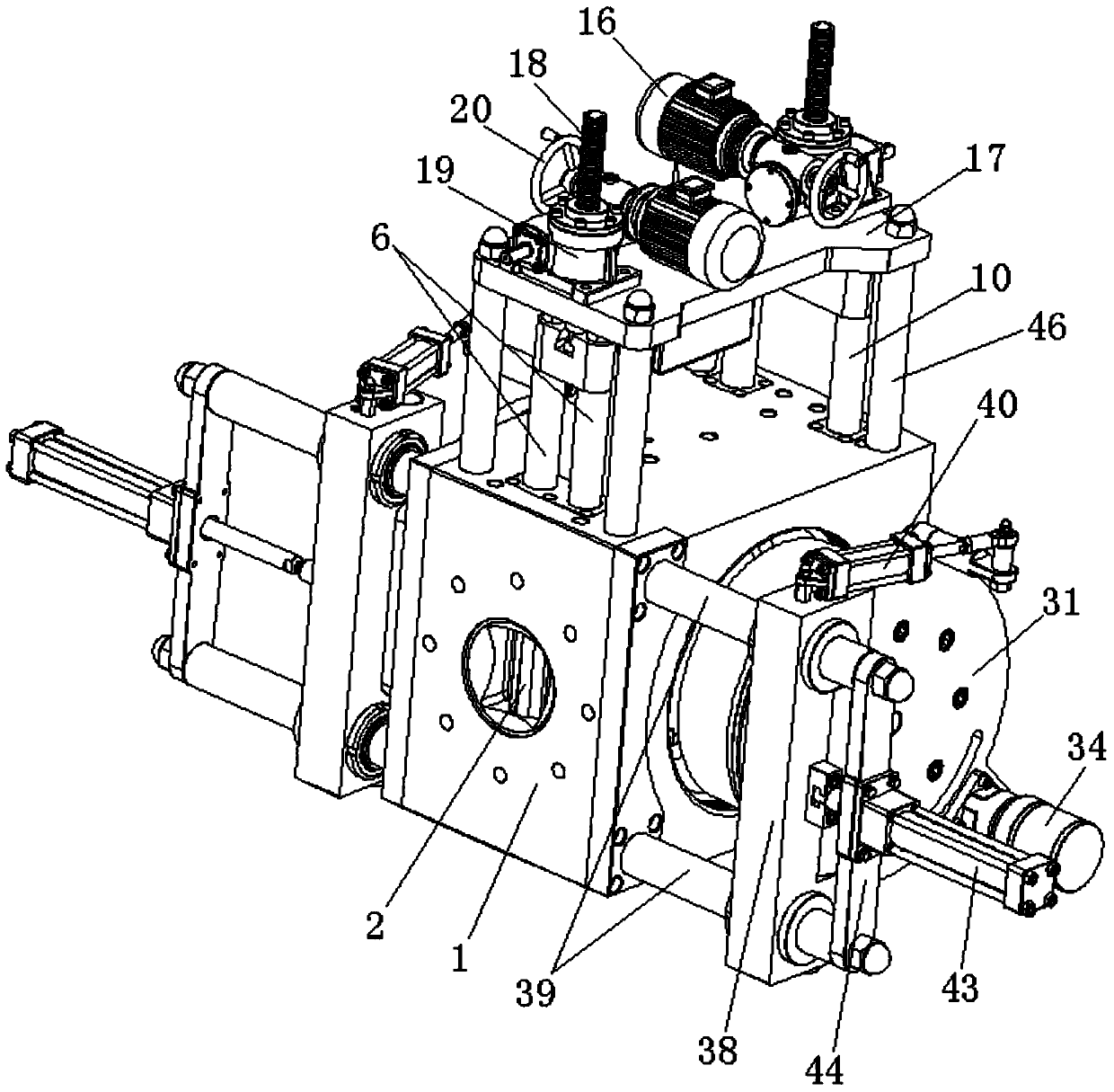 A two-way switchable waveless screen changer