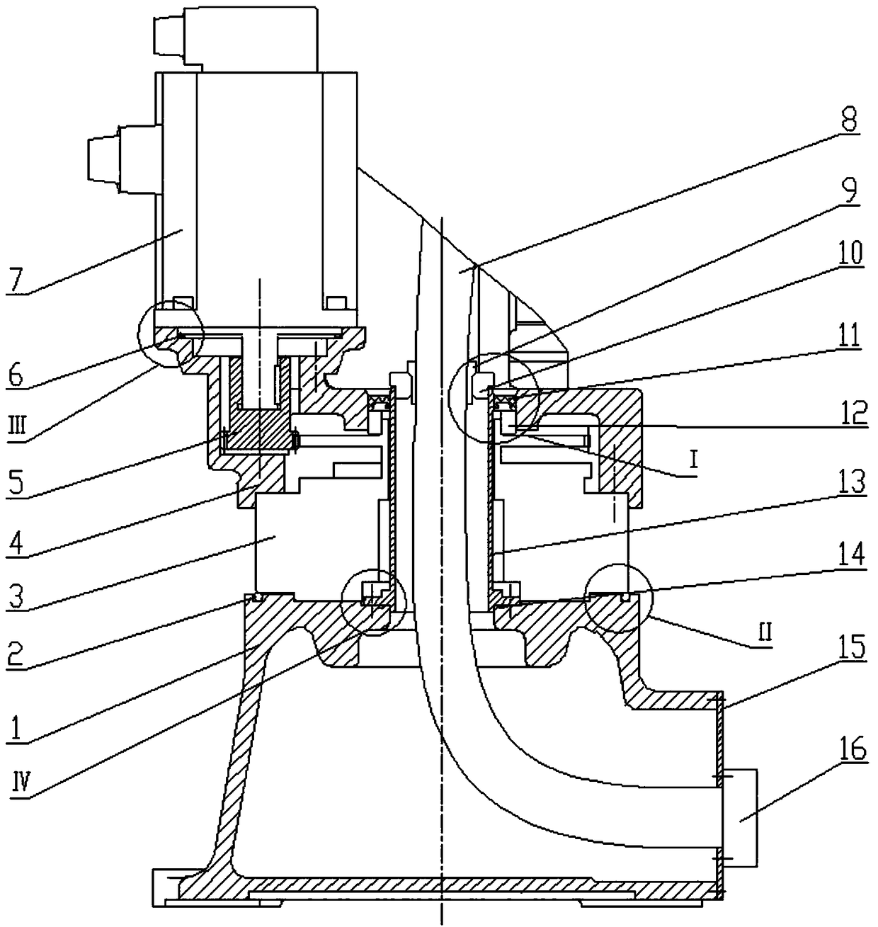 Robot rotating seat structure based on dustproof and moisture-proof sealing