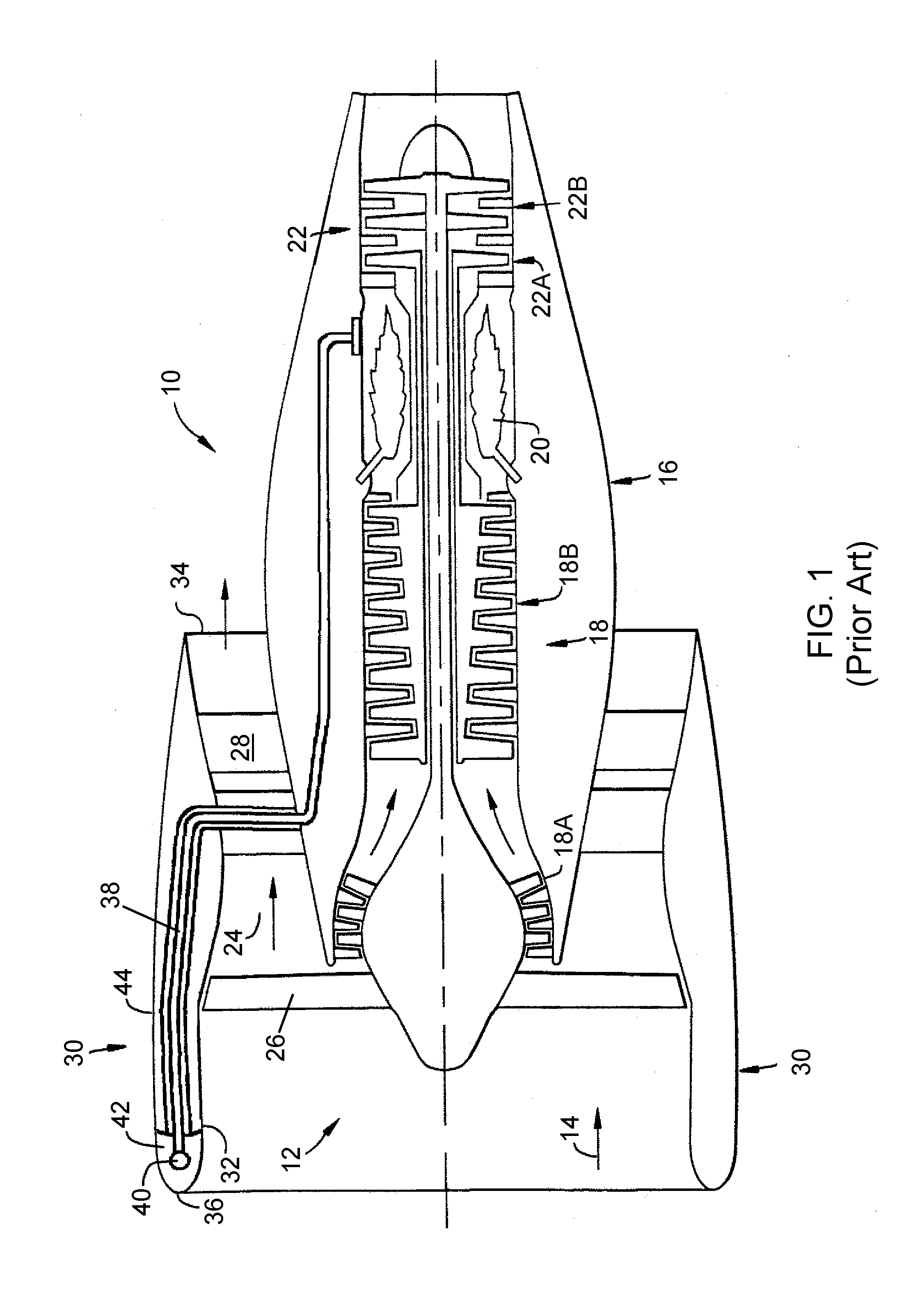 Turbomachine nacelle and Anti-icing system and method therefor