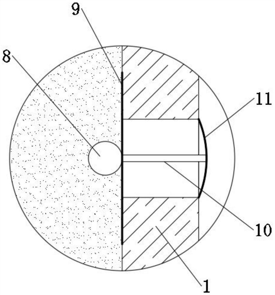 Measuring device and measuring method for constructional engineering investigation