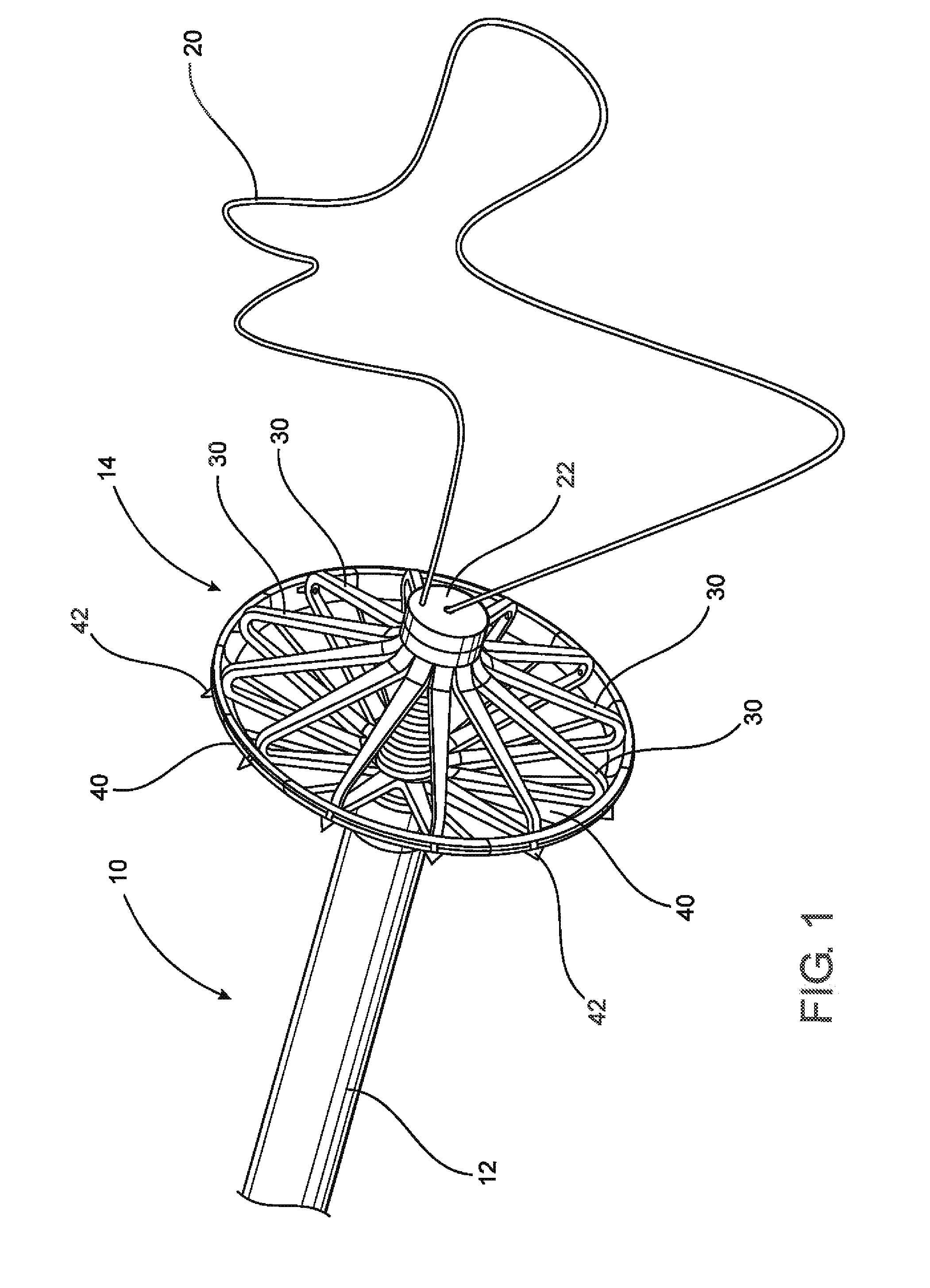 Assembly and method for left atrial appendage occlusion