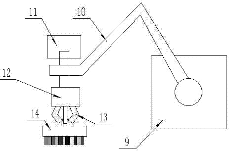 Device for automatic painting of indoor wall surface