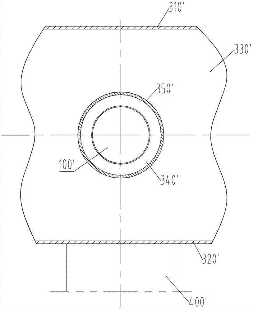 Pin shaft, mounting structure for pin shaft, and concrete pumping equipment