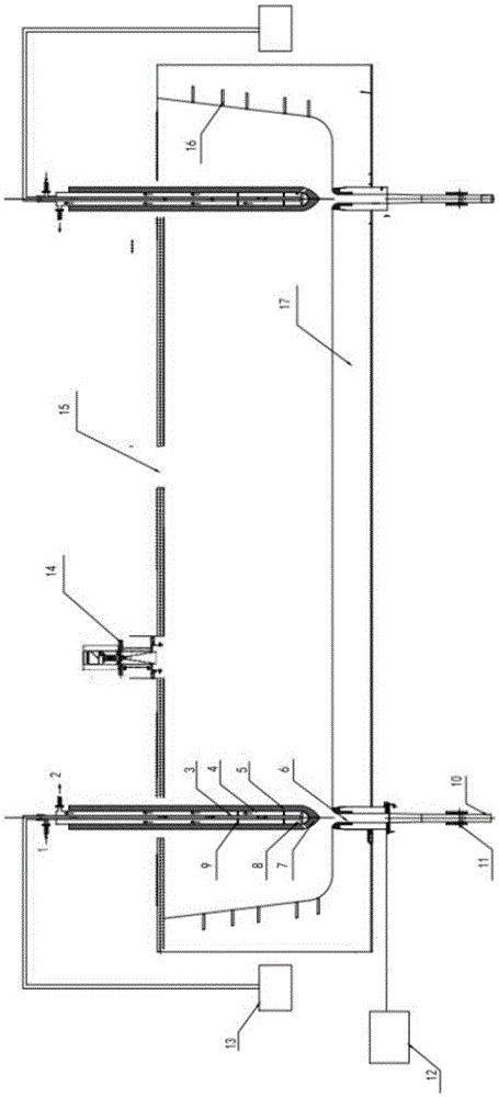 Slag buffering system with flow control function