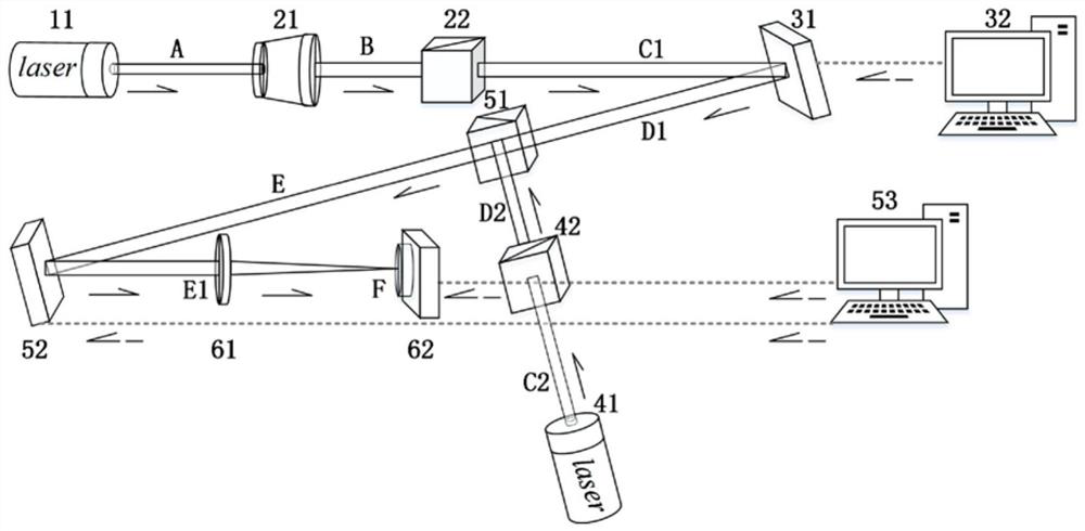 Vortex beam orbital angular momentum high-order mode detection system and method thereof