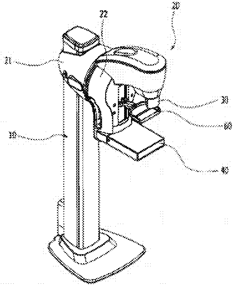 Digital mammography device