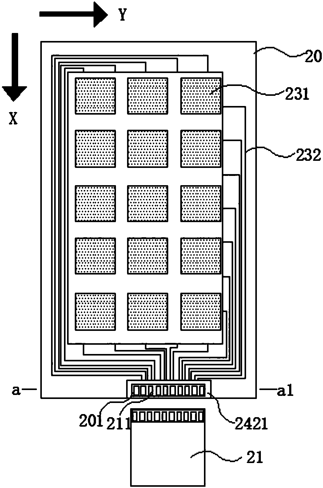 Flexible touch control sensor and flexible touch control display device