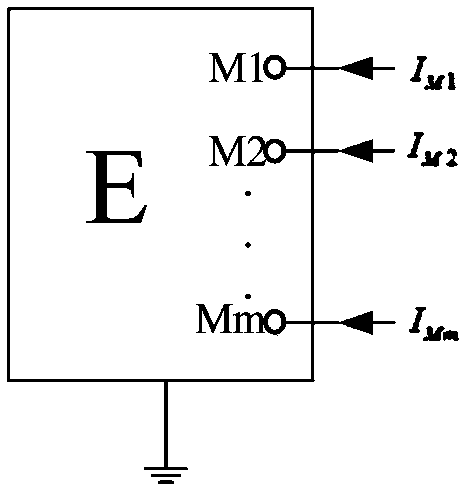 Node current injection based single three-phase hybrid tide calculation method
