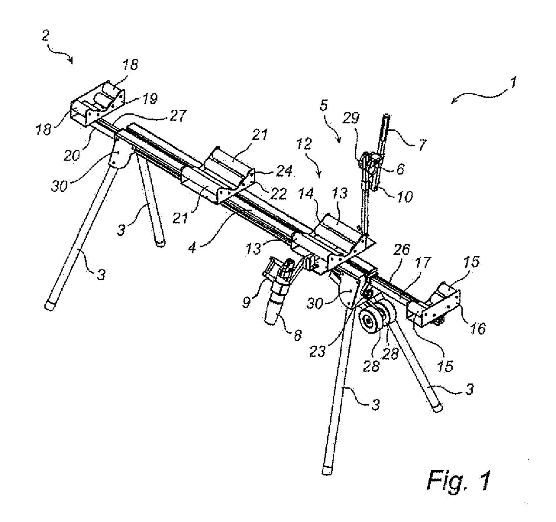 Work bench for cutting a tube and method using such work bench