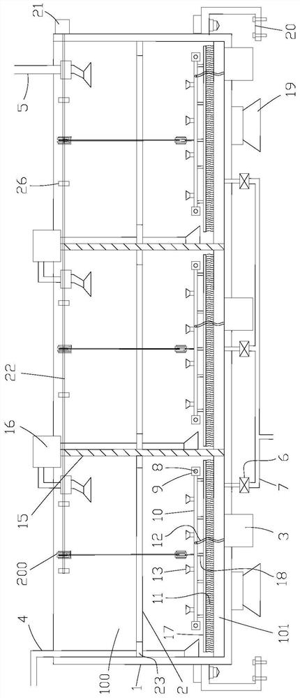 Environment-friendly sewage purification tank