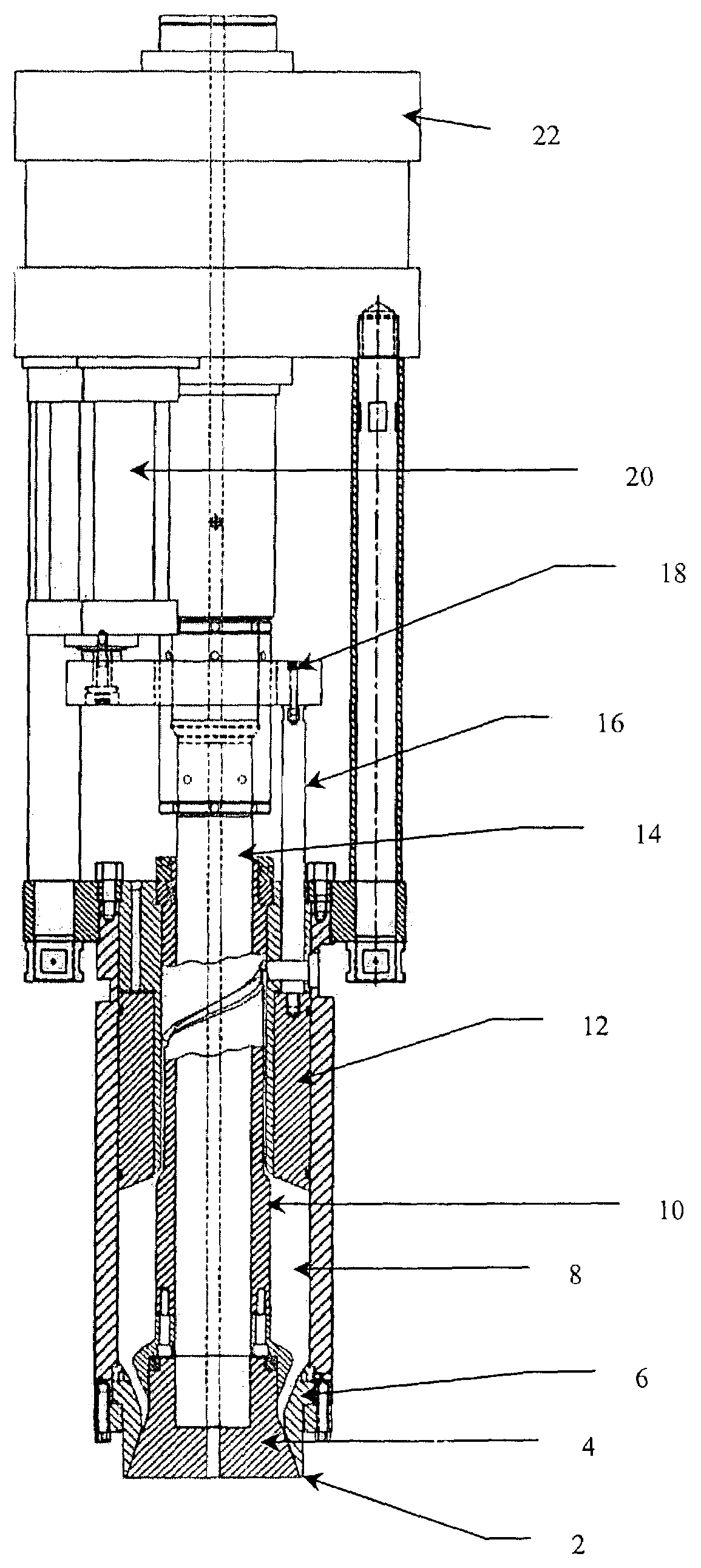 Pressure-reducing valve and a controller for a blow-molding machine and method thereof