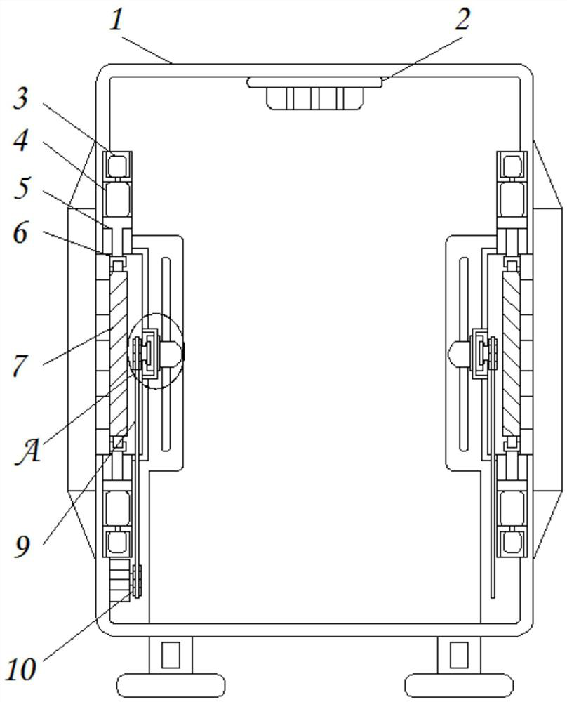 Electrical equipment power distribution cabinet with effect of preventing children from opening by mistake