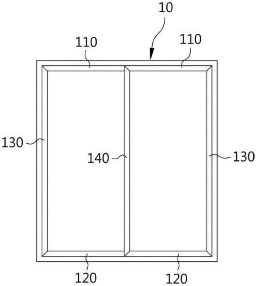 Metal window assembly with bonding structure for bonding to window frame