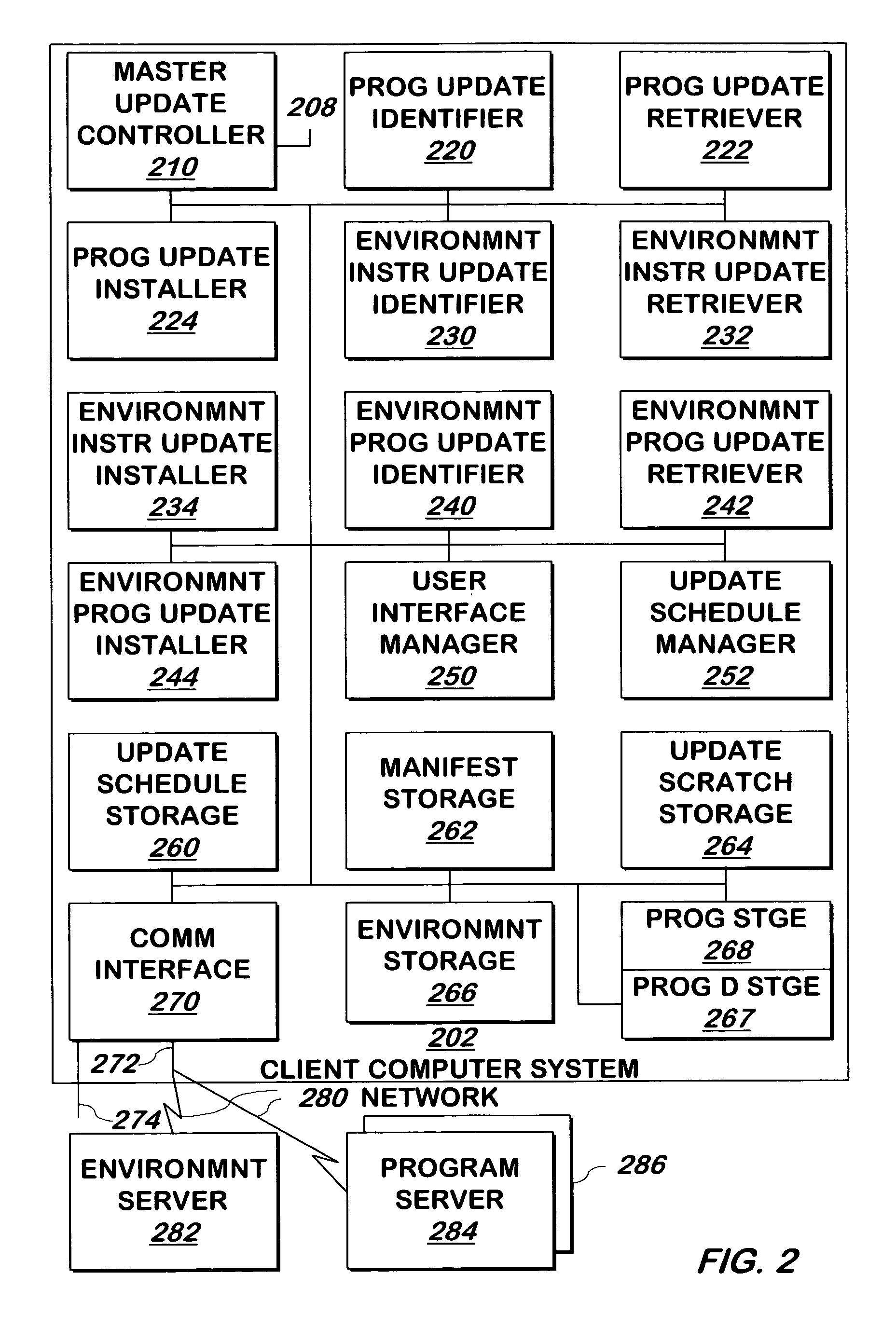 System and method for updating one or more programs and their environment