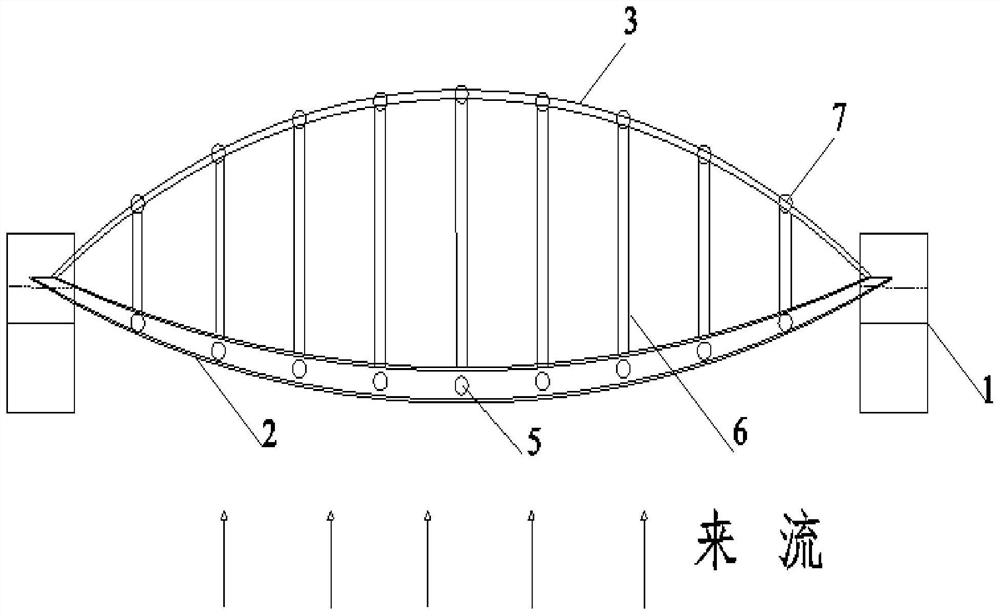 A ground anchor tension string beam type debris flow grid dam and its construction method