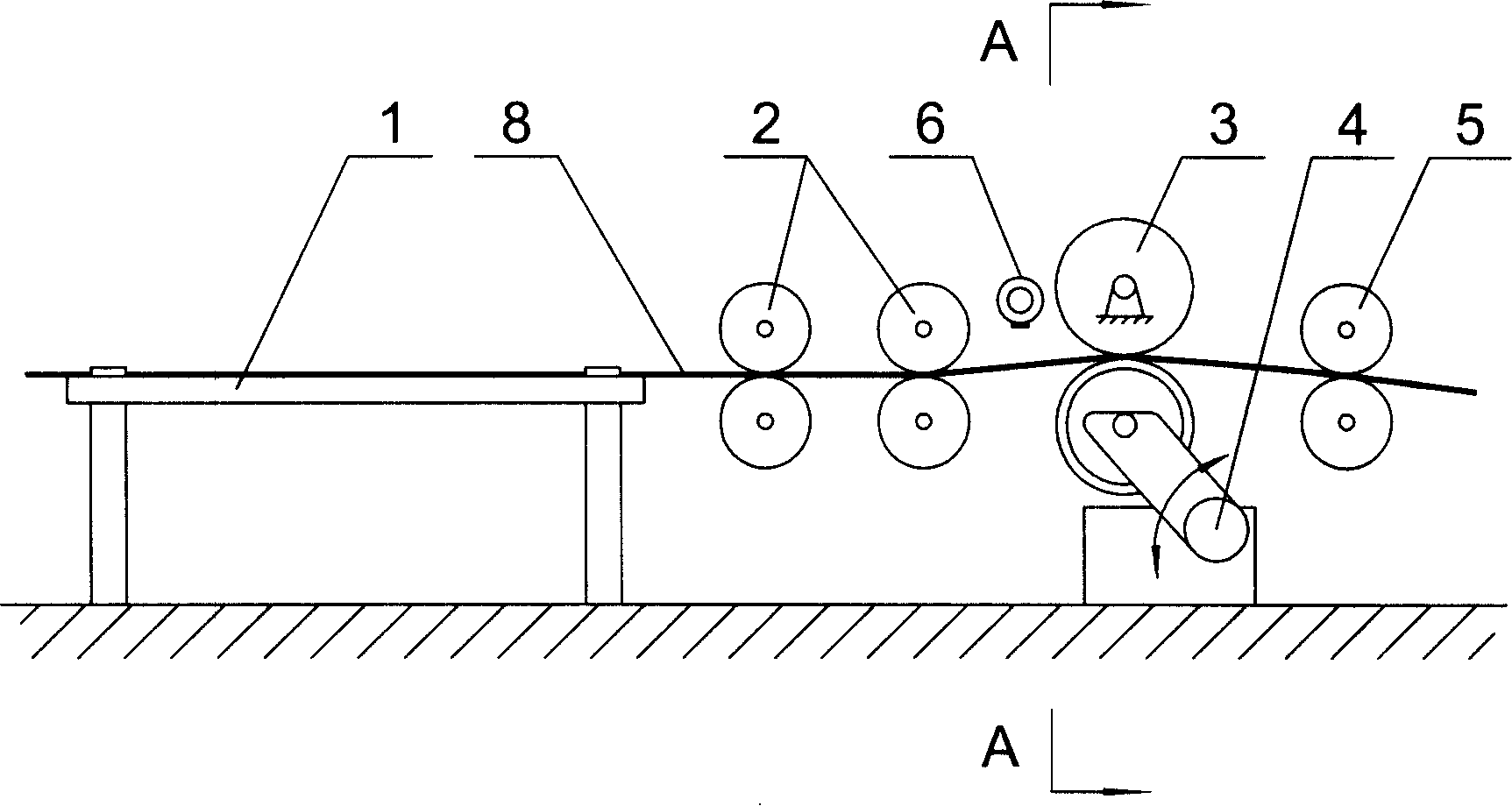 Method and equipment for forming roof board