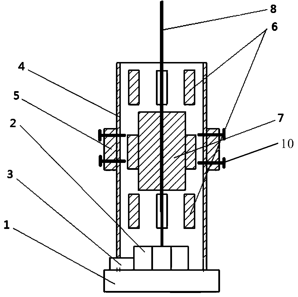 Energy collection and storage system and method based on magnetic suspension flywheel
