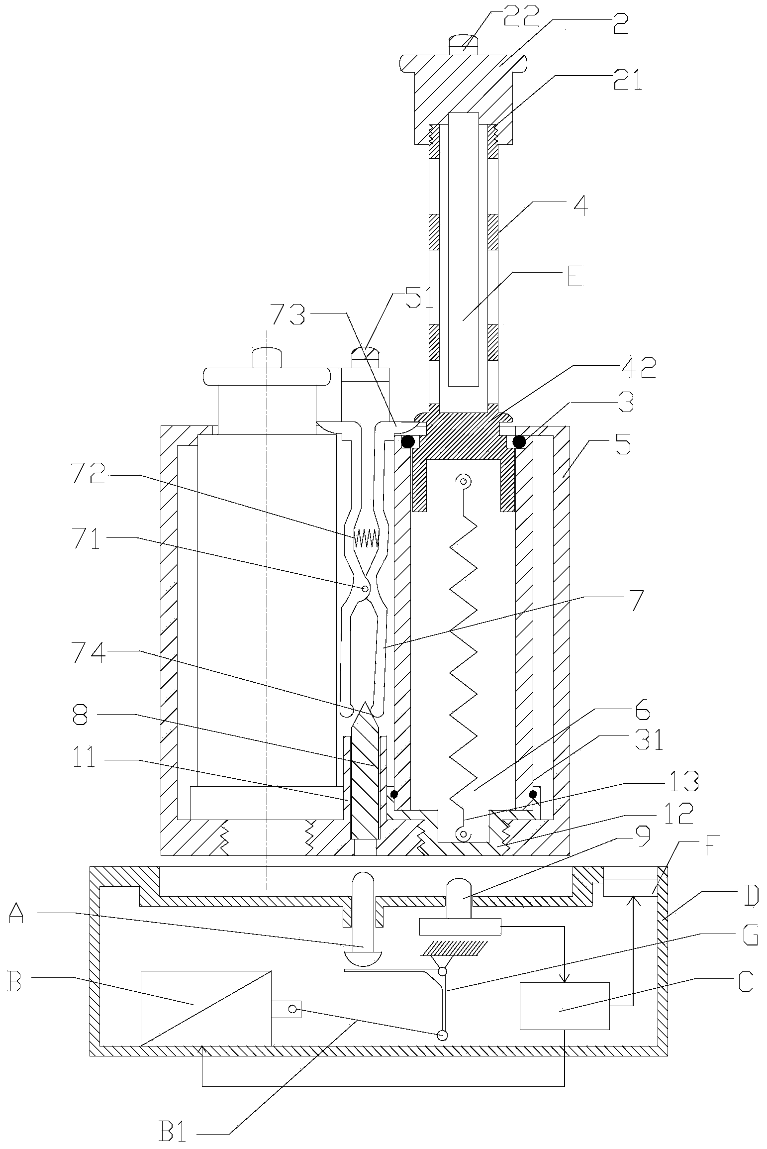 Timed-stopping air sampler with long-term storage function