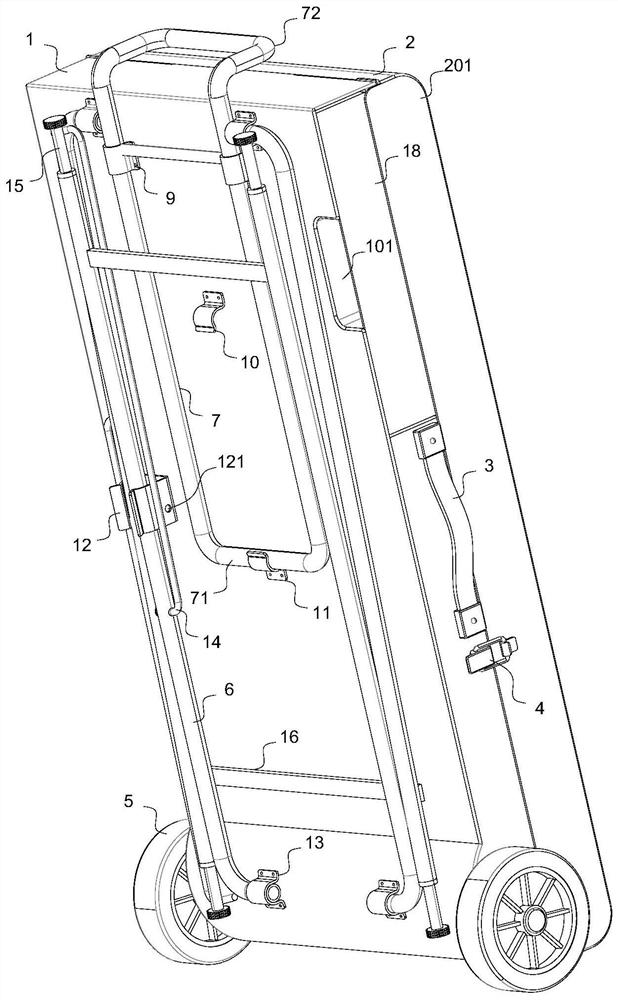 Portable tool box for door-to-door technical service