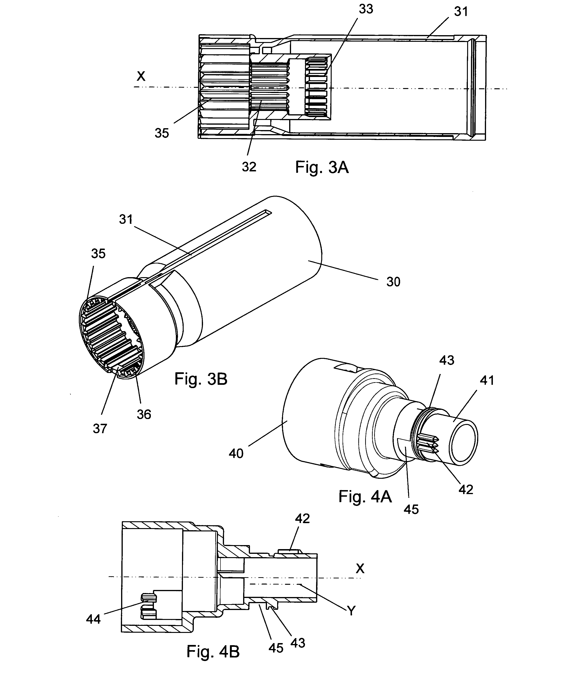 A Non-Axial Working End-Of Content Mechanism and an Injection Device Comprising the Same