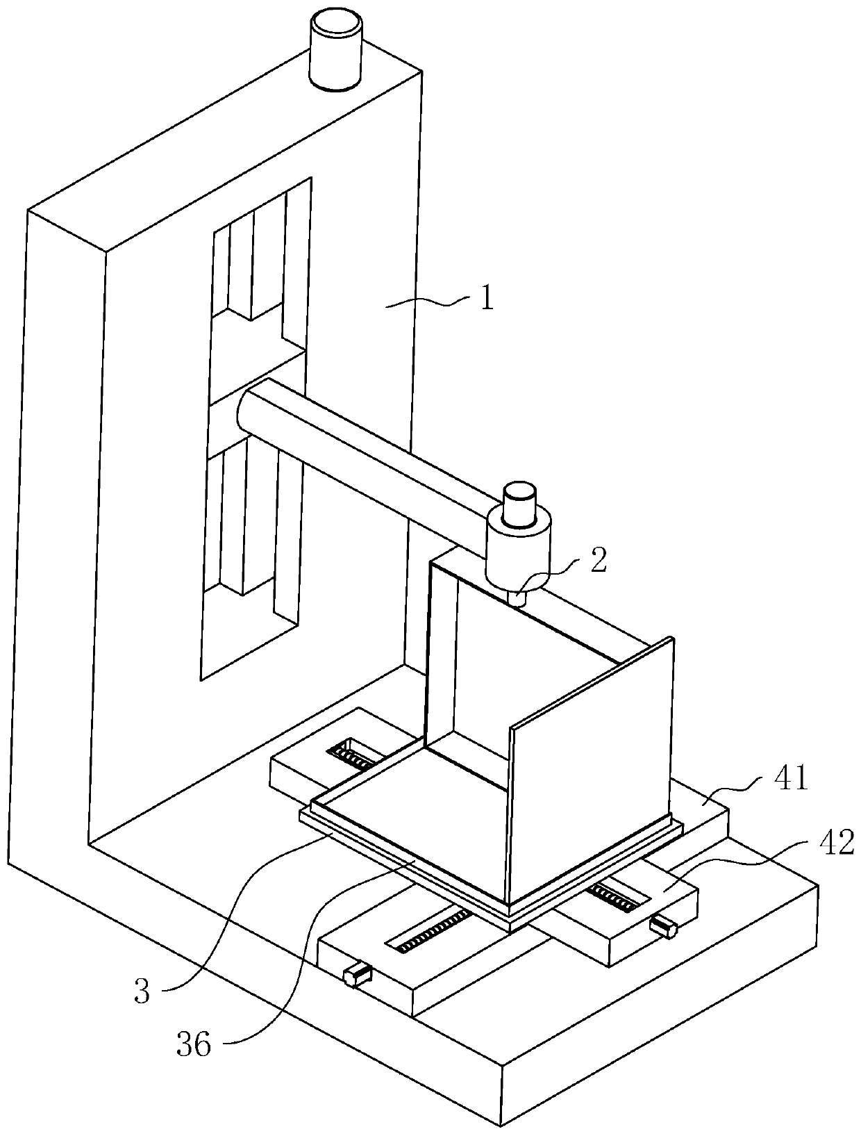 Laser spot welder and range hood production process applying laser spot welder