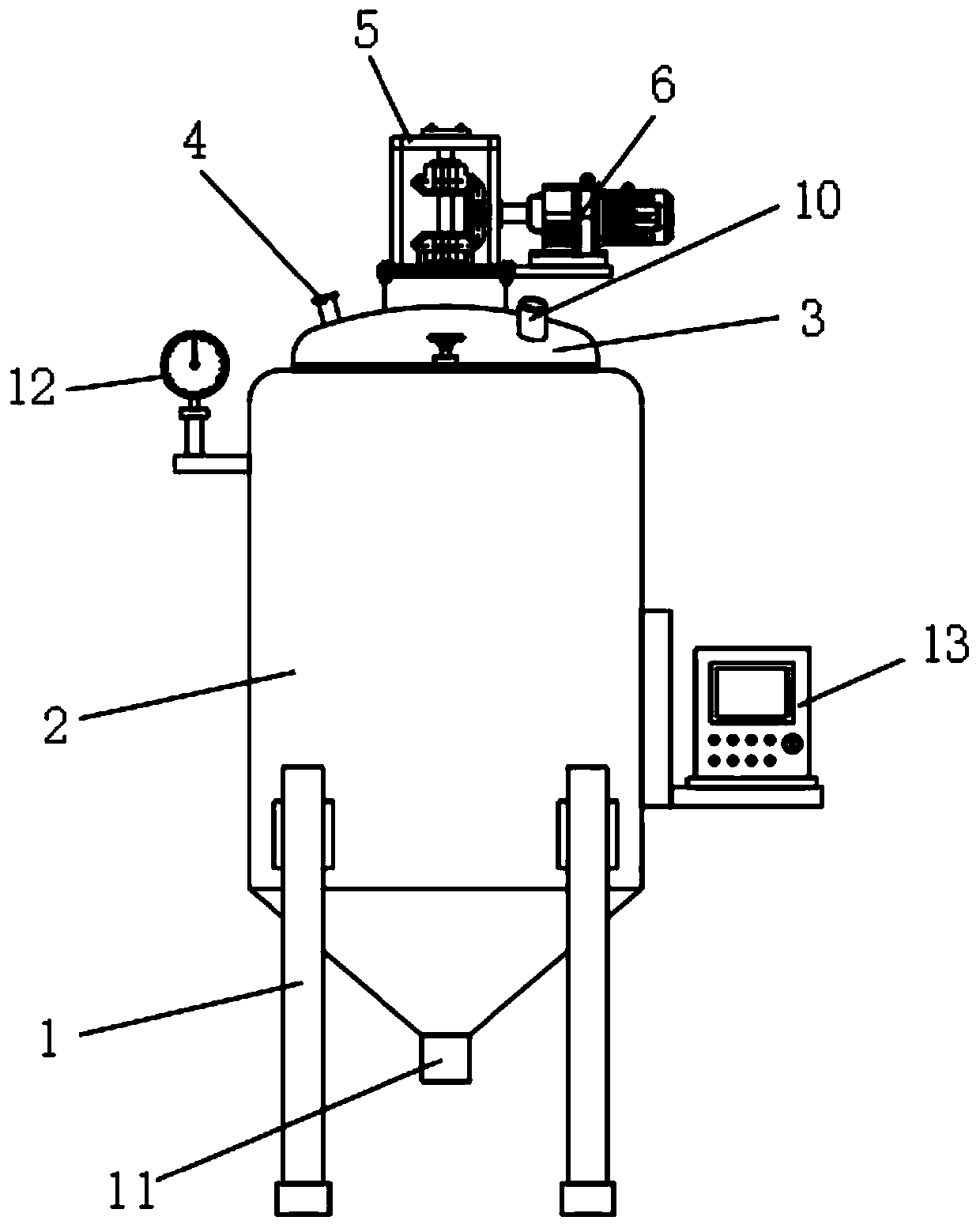 Novel crystallization kettle capable of improving evaporative crystallization efficiency