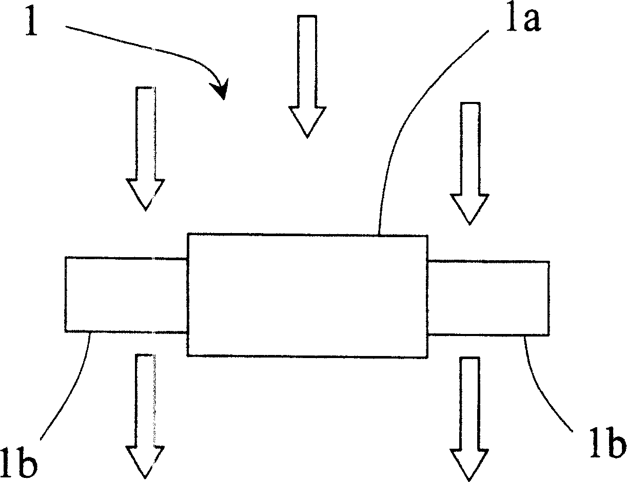 Airflow generating structure and the device thereof