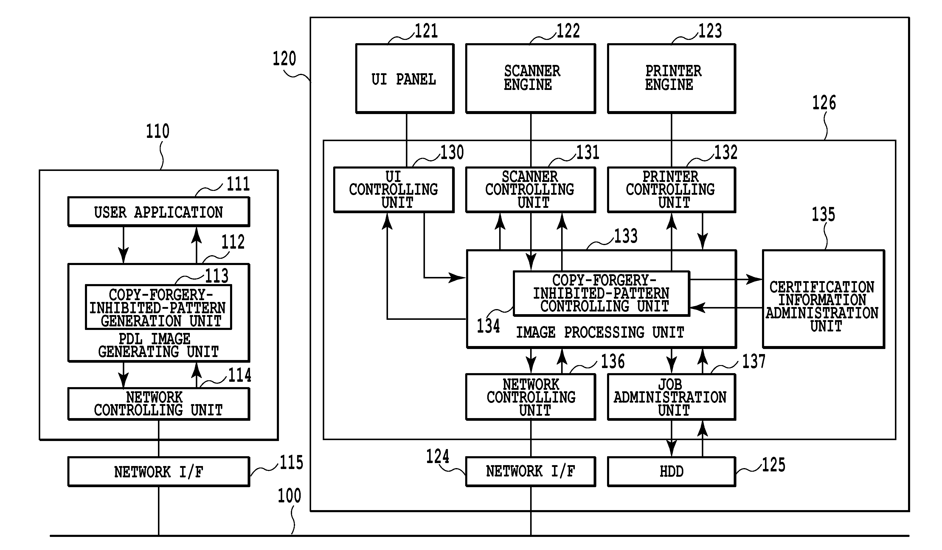 Device of connecting data of document and method of connecting same