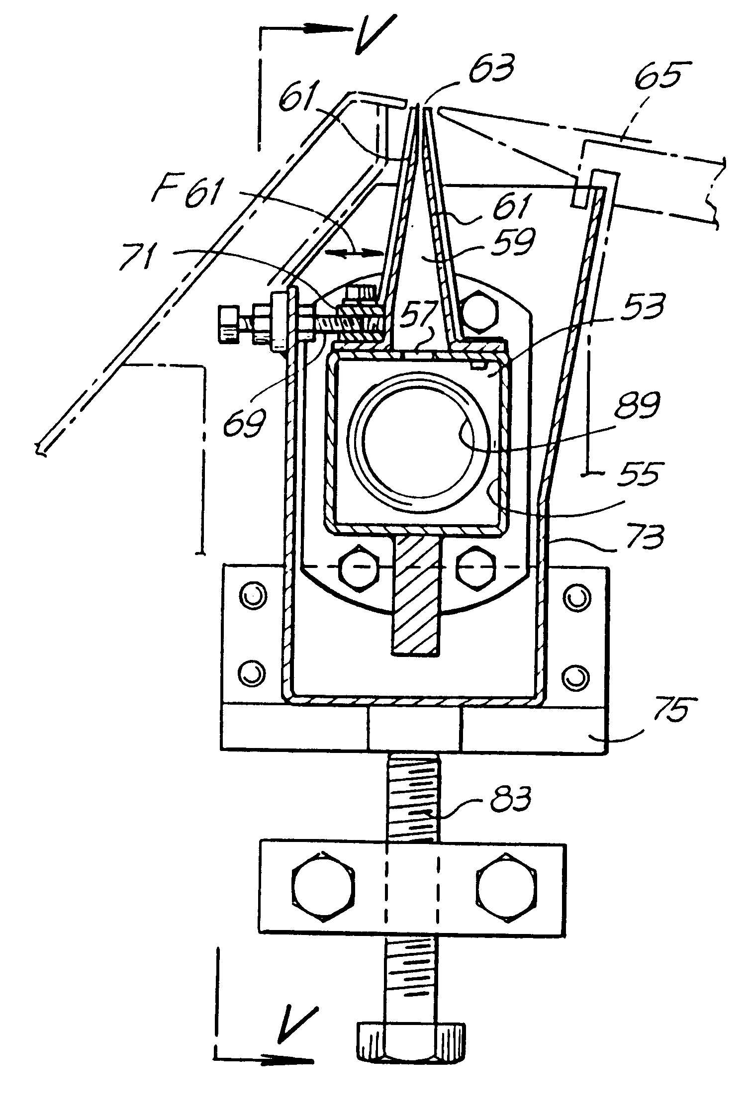 Apparatus for glueing the tail of a web to a log formed of the web material