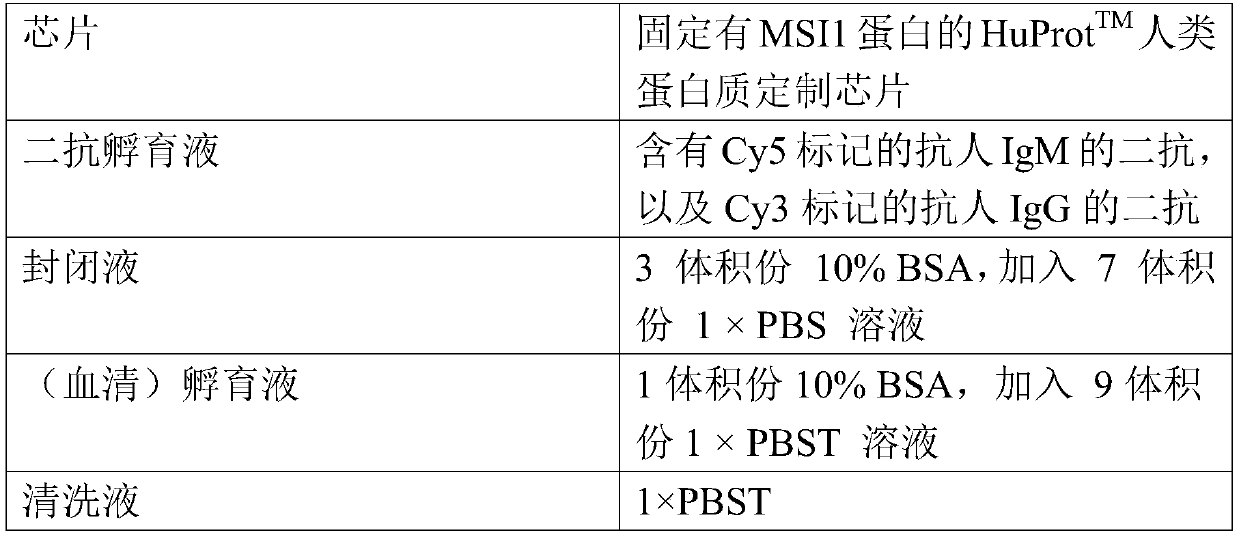 Use of detection reagent of MSI1 autoantibody in preparation of lung cancer screening kit