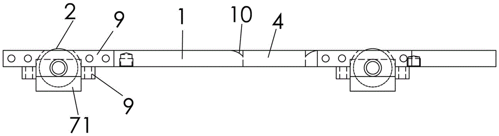 Anti-scratch device for bottom of horizontal looper in high-speed wire rolling