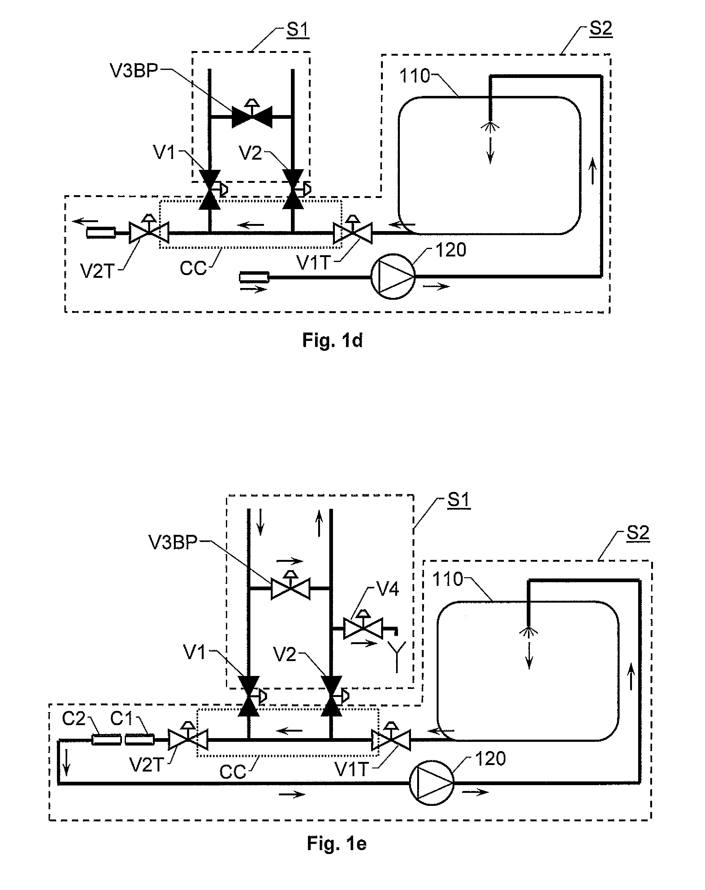 Independent cleaning of interfaces between separable fluid systems
