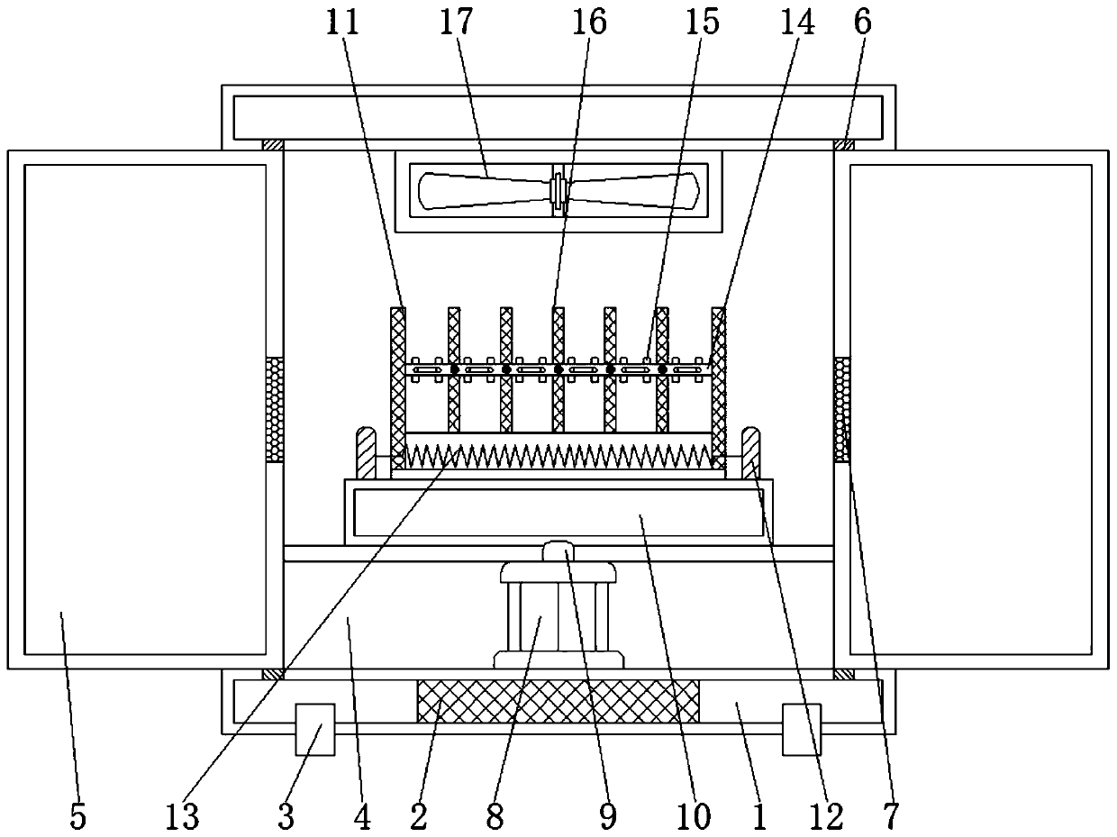 Solar silicon wafer preheating device