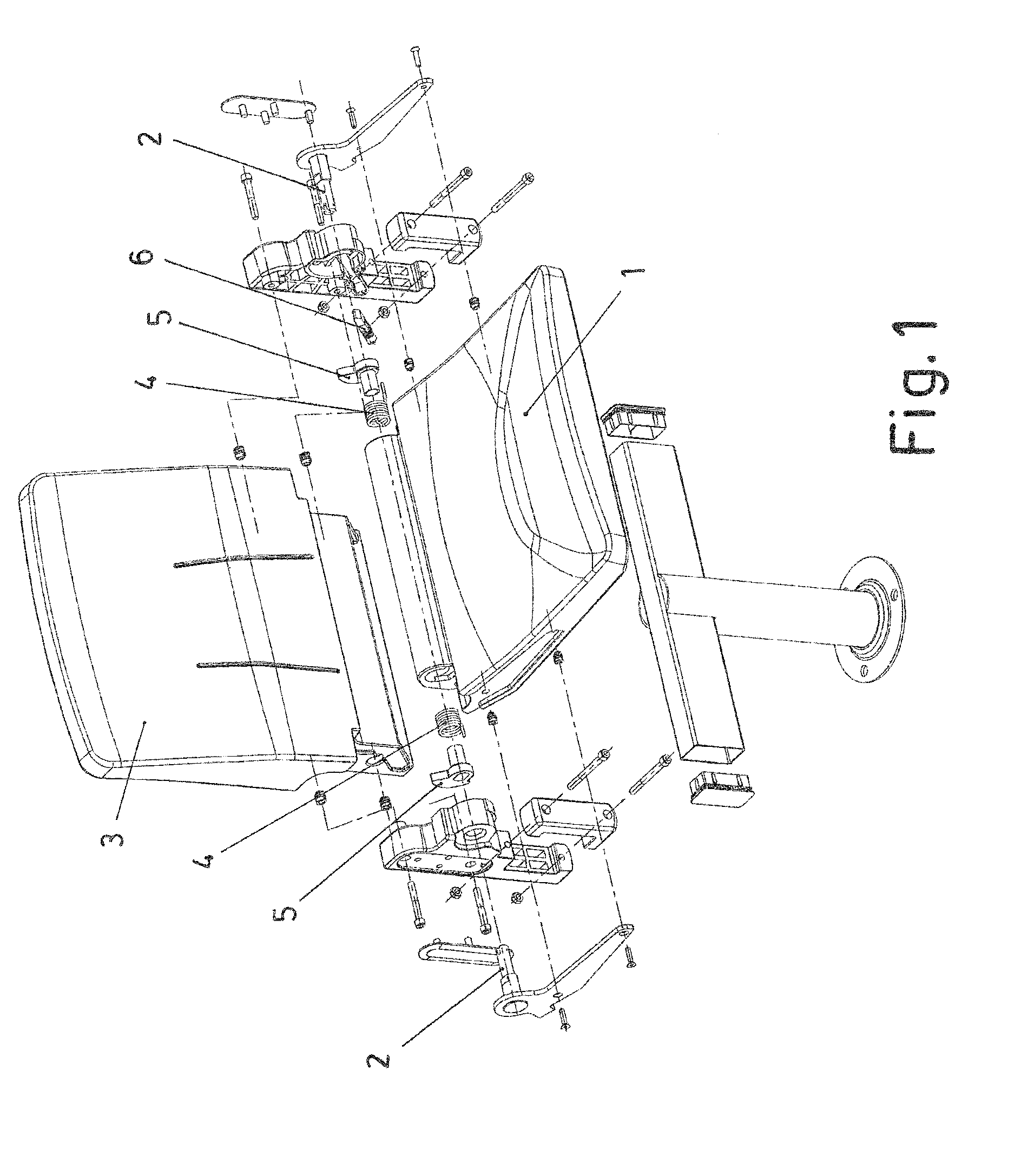 Damping mechanism for folding seats in chairs