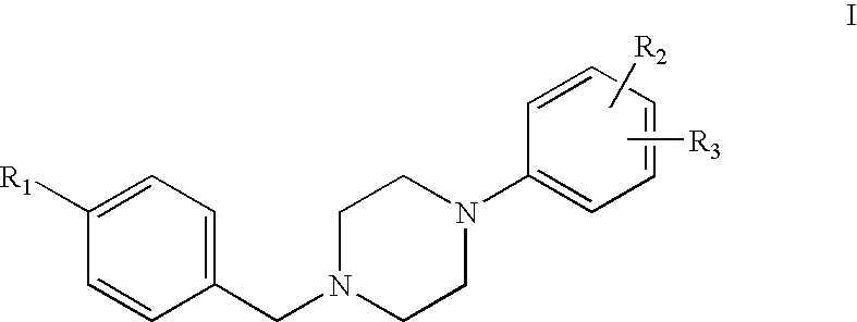 1-phenyl-4-benzylpiperazines dopamine receptor subtype