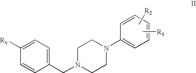 1-phenyl-4-benzylpiperazines dopamine receptor subtype