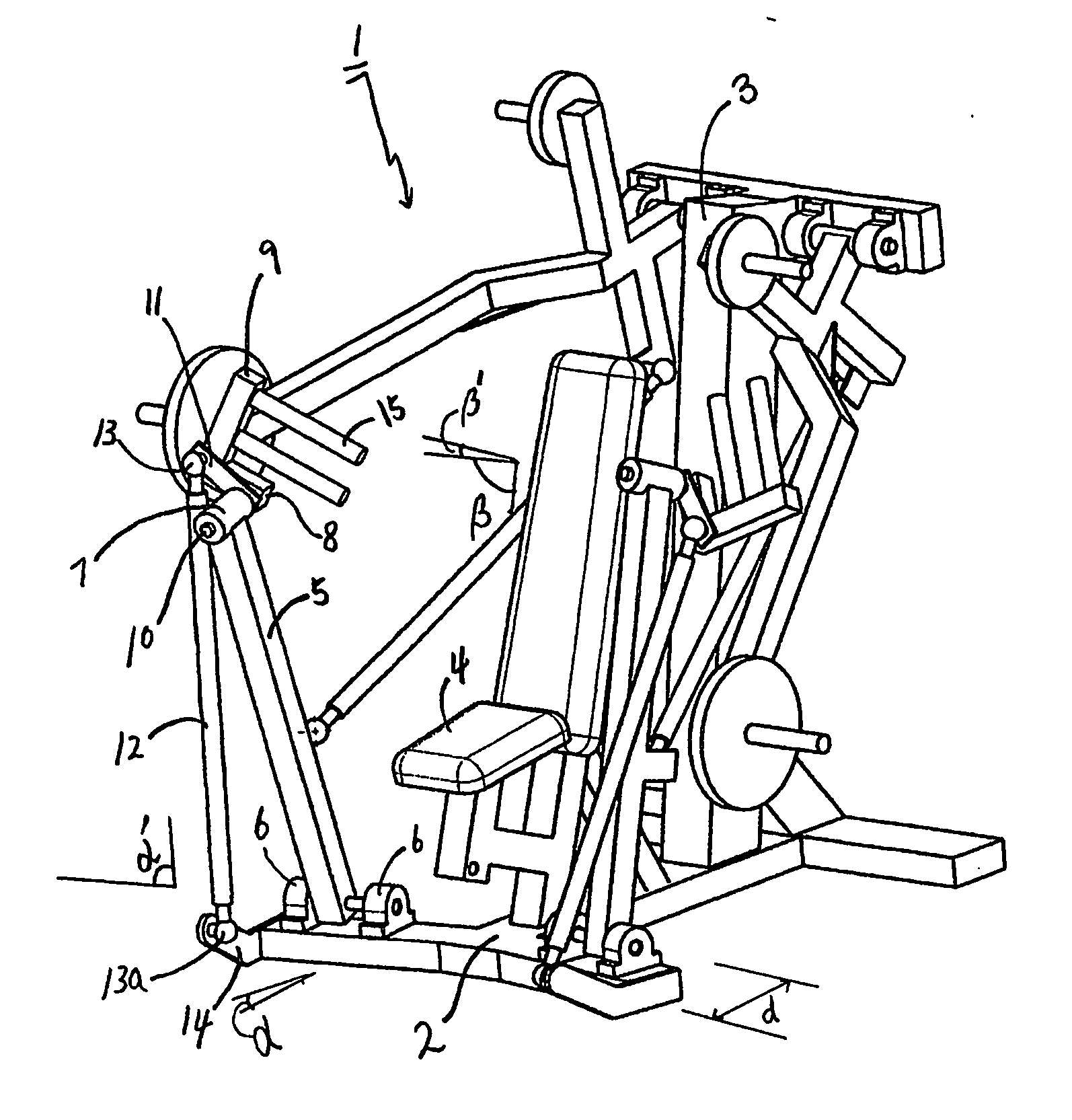 Apparatus for three-dimensional anaerobic exercise
