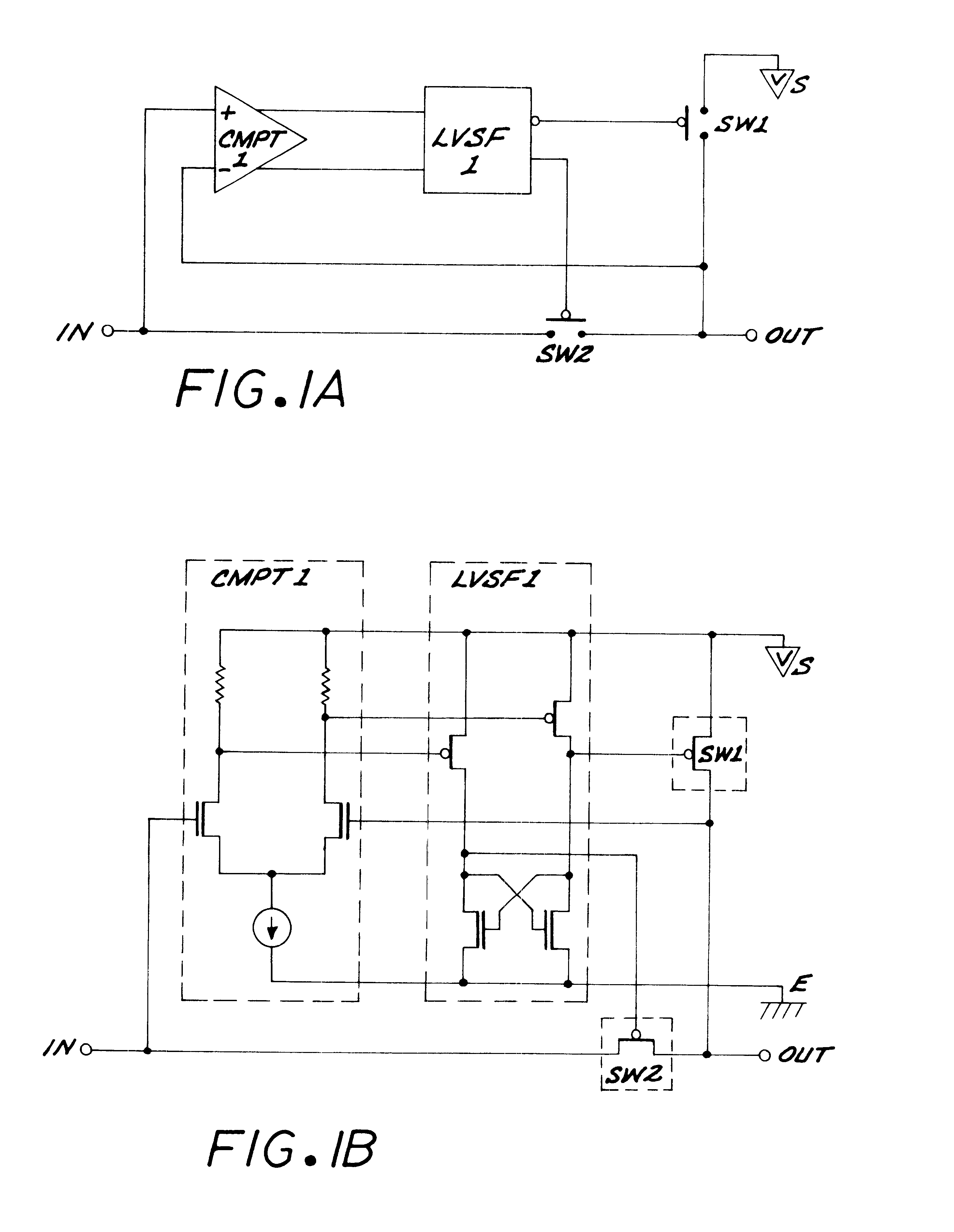 Digitally-operated analog buffer amplifiers