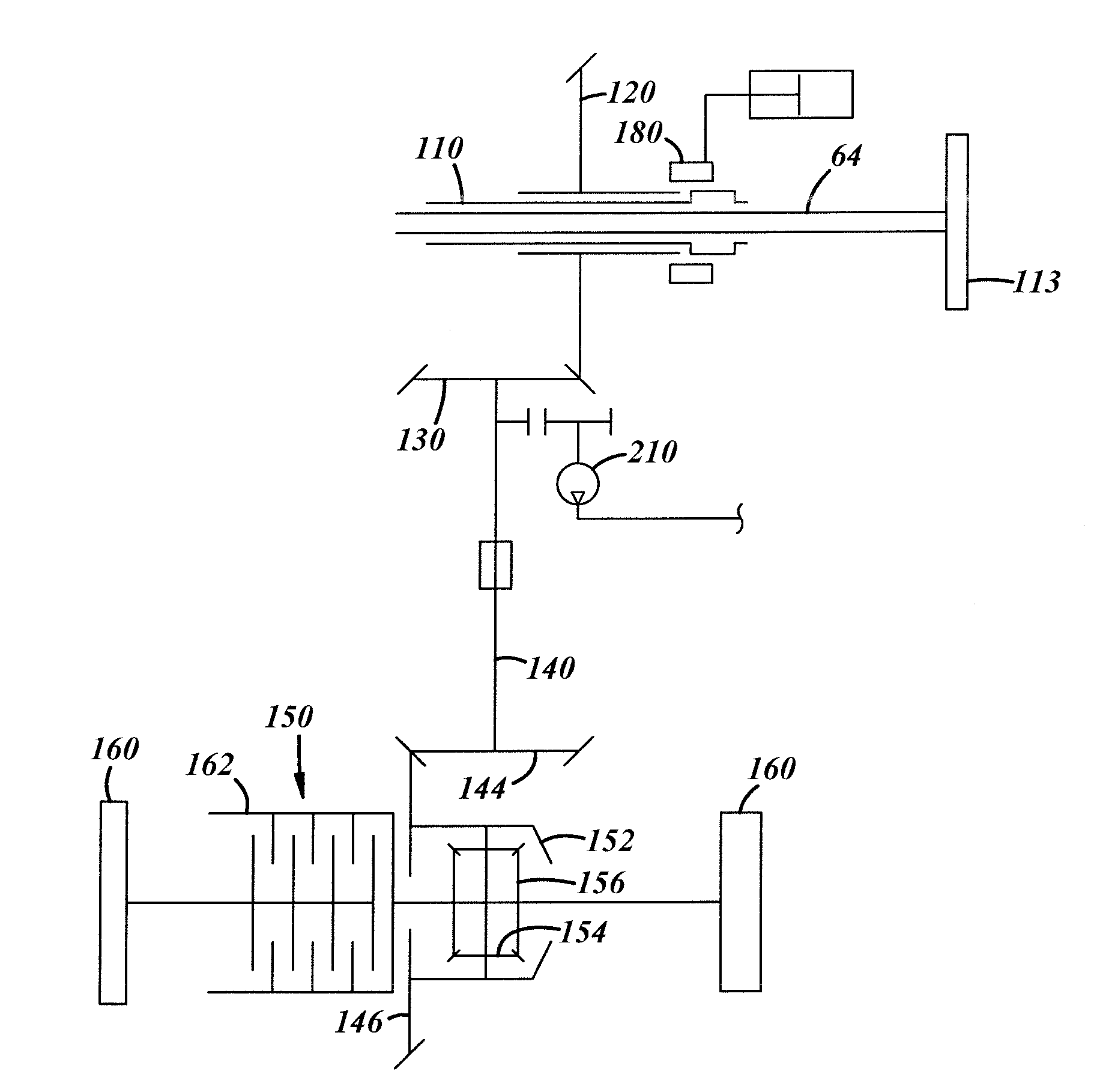 Front wheel drive based power transfer unit (PTU) with hydraulically actuated disconnect