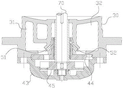 A self-priming device for a centrifugal pump