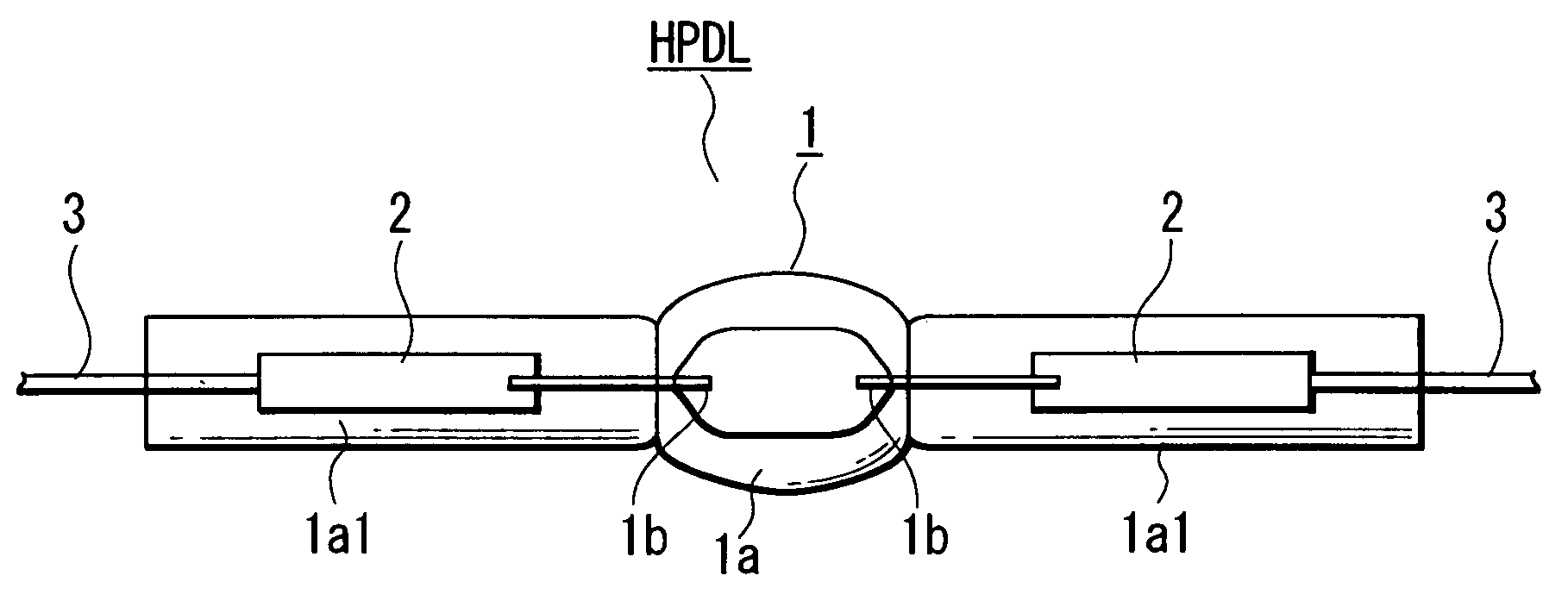 High-pressure discharge lamp, high-pressure discharge lamp lighting device and automotive headlamp apparatus