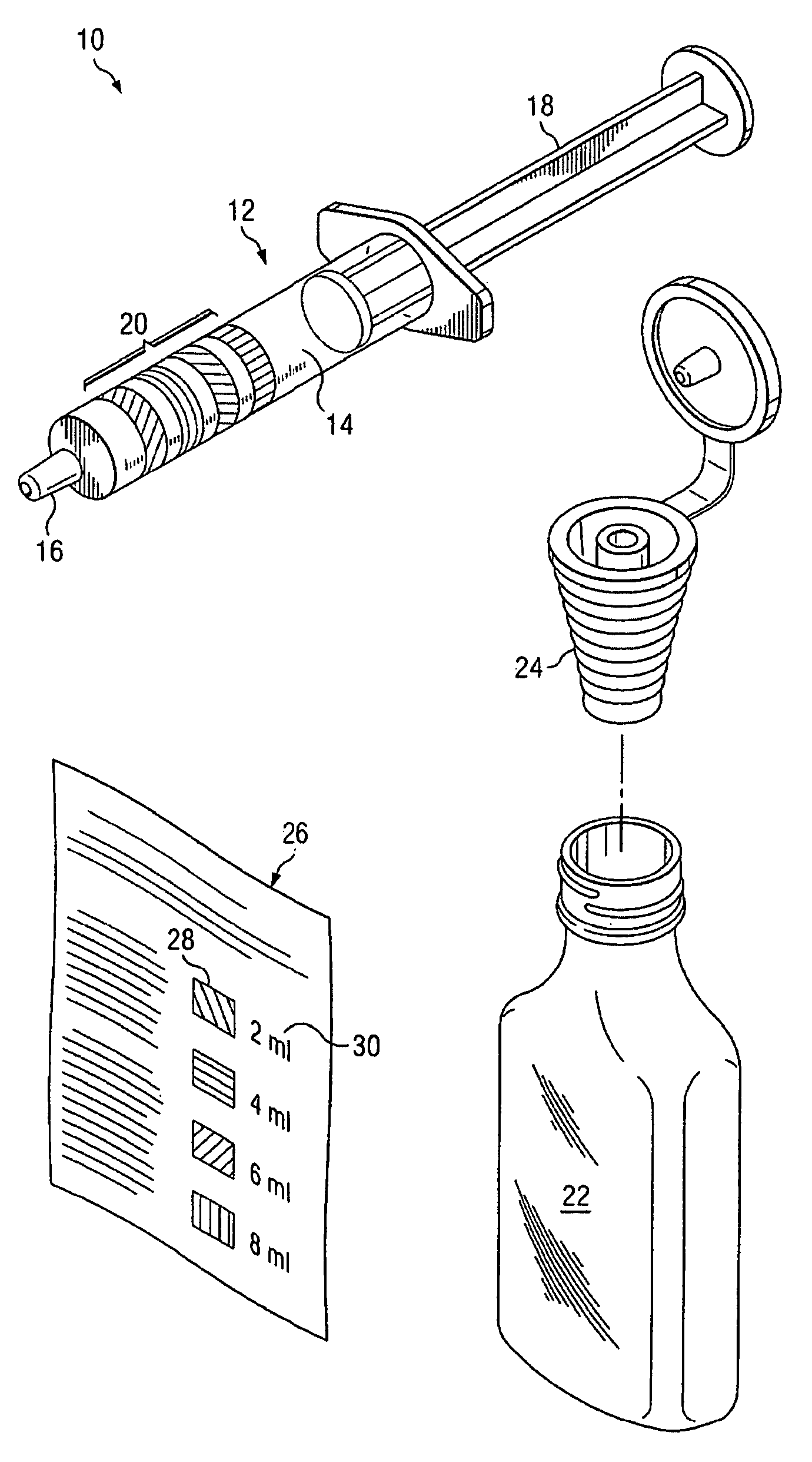 System for facilitating preparation of medication doses