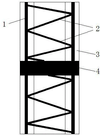 Semi-prefabricated concrete column module