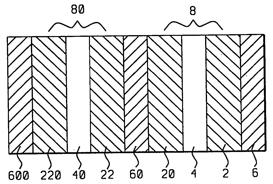 Multilayered structures comprising magnetic nano-oxide layers for current perpendicular to plane GMR heads